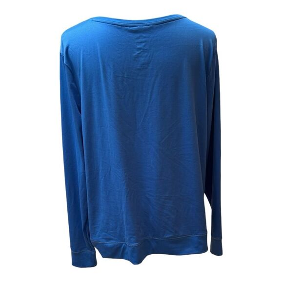 NWT Secret Treasures Sleepwear Blue Baby Its Cold Outside Long Sleeve Shirt Sz L - Picture 3 of 7